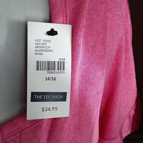 COPY - 💞New Pink Lane Bryant Tee💞 - Picture 3 of 4